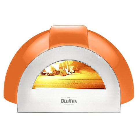 DeliVita Pro Dual Fuel  Orange Blaze+ Chimney