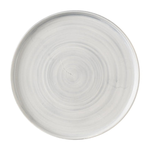 Churchill Stonecast Canvas Grey Walled Plates 255mm (Pack of 6)