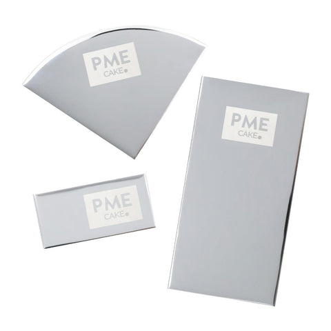 PME Mini Flexible Icing Side Scrapers (Pack 3)