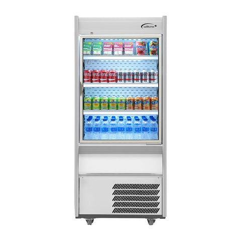 Williams Slimline Gem Multideck Fridge Stainless with Hinged Front Door R70-SCD-HFD