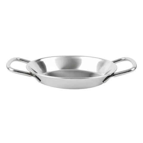 Olympia Table Presentation Mini Paella Pan Stainless Steel 120mm