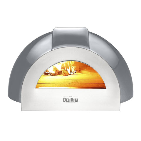 DeliVita Pro Dual Fuel   Hale Grey+ Chimney