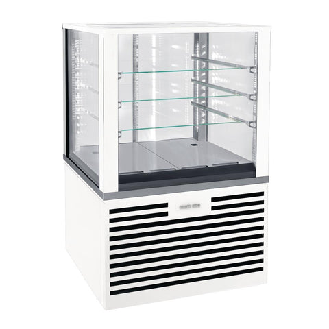 Roller Grill Free Standing Heated Display Cabinet White FSH800