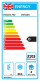 Sterling Pro Cobus SPCF300N 417 Ltr 3 Door Freezer Counter