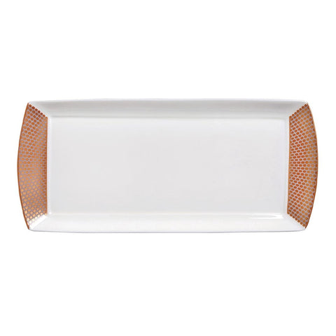 William Edwards Quanta Rectangular Tray - Classic White 340x150mm (Pack of 12)