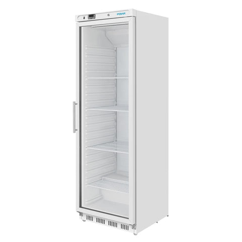 Polar C-Series Upright Display Fridge White 400Ltr