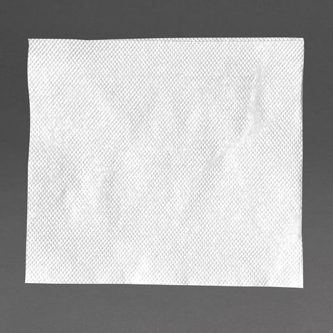 Nisbets Essentials 2ply 4-Fold White Lunch Napkins (Pack of 50)