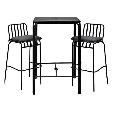 Tenby Outdoor Poseur Set in Onyx (Pack of 2 Sets)