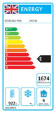 Sterling Pro Green SPI142 1400 Ltr Double Door Gastronorm Fridge Cabinet