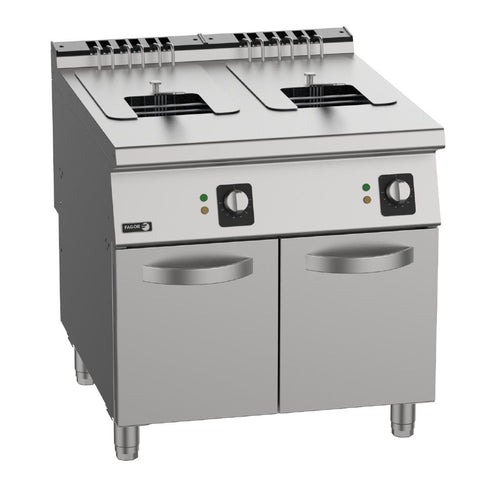 Fagor 900 Series Freestanding Twin Tank 2x 15Ltr Electric Fryer F-E9215