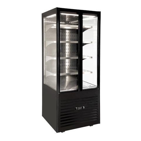 Roller Grill Self Serve Heated Display Cabinet Black SSH800