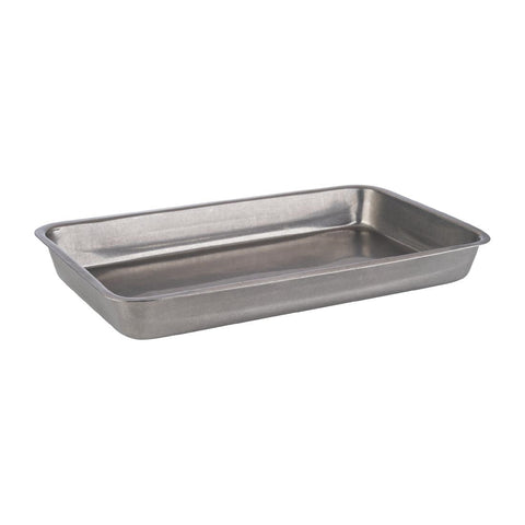 APS Vintage Stainless Steel Serving Tray 255(L)x160(W))mm