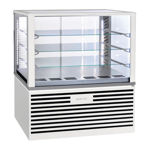 Roller Grill Free Standing Heated Display Cabinet White FSH1200