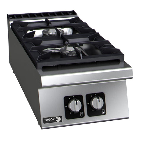 Fagor 900 Series 2 Burner Countertop High Power Gas Hob 18.2kW