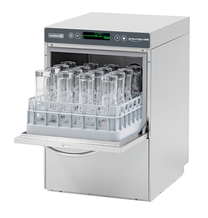 Maidaid Evolution 425 WS 400mm Basket Undercounter Glasswasher