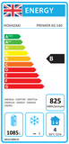Hoshizaki Premier KG 140 C U 1400 Ltr Double Glass Door Upright Display Fridge