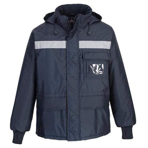 Portwest Navy Coldstore Jacket Size S