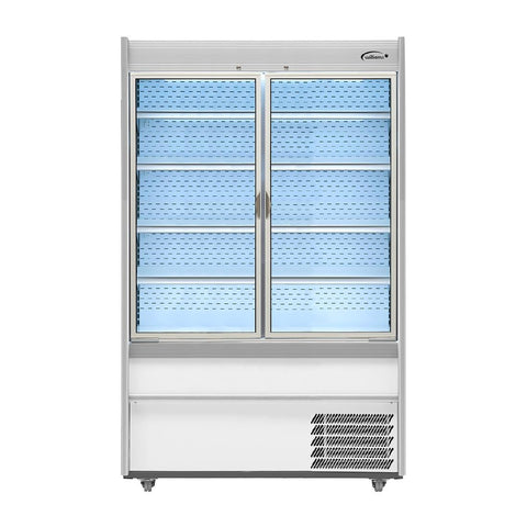 Williams M-Series Gem Multideck Fridge White with Hinged Front Door M125-WCD-HFD