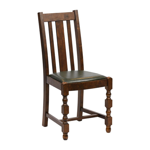 Thame Dining Chair in Vintage Wood with Bison Cedar Seat (6 Pack)