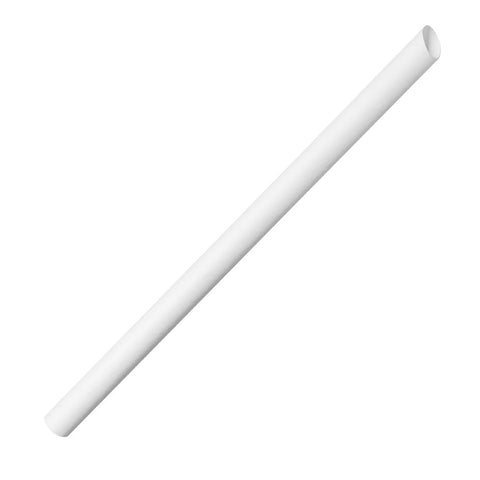 Fiesta Compostable Bubble Tea Straw White 12x210mm (Pack of 150)