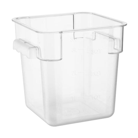 Hygiplas Polycarbonate Square Storage Container 3.5Ltr