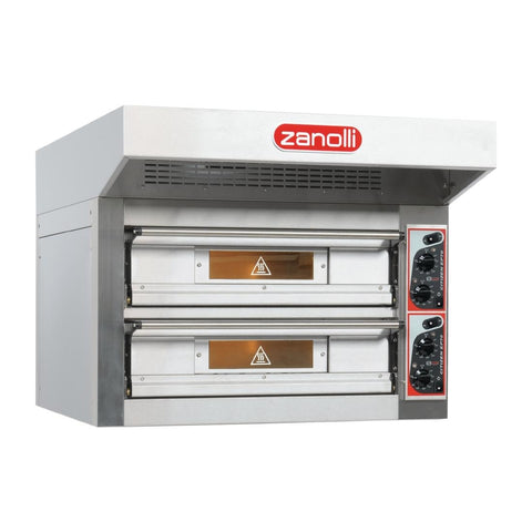 Zanolli Citizen 9+9 Single Deck Pizza Oven, Stand and Hood