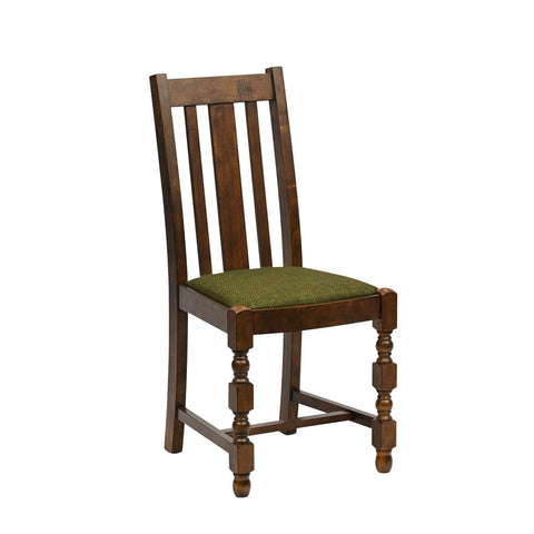 Thame Dining Chair in Vintage Wood with Shetland Forest Seat (6 Pack)