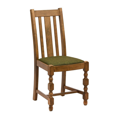 Thame Dining Chair in Weathered Oak with Shetland Forest Seat (6 Pack)