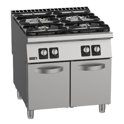 Fagor 900 Series 4 Burner Extra High Power Gas Oven Range 49.4kW