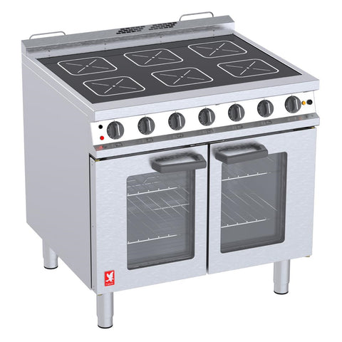 Falcon Dominator Plus Ceramic Glass Top Electric Oven Range with Feet