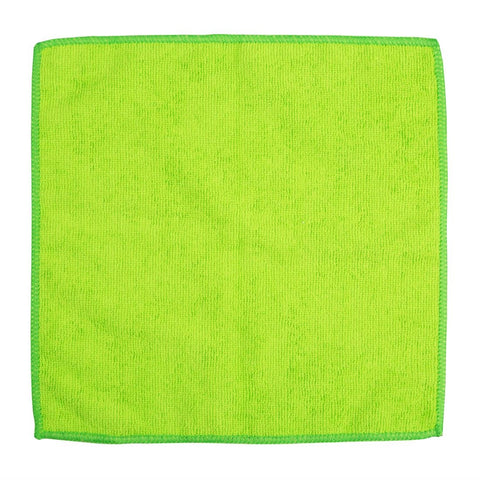 Jantex Microfibre Cloths Green (Pack 5)