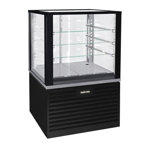 Roller Grill Free Standing Heated Display Cabinet Black FSH800