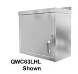 Quick Service 540mm High x 300mm Deep Wall Cupboard With Lockable Hinged Doors