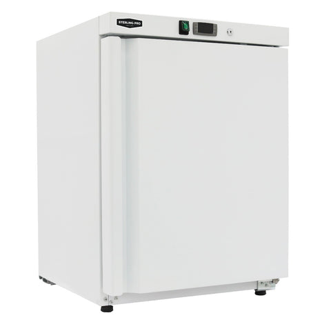 Sterling Pro Cobus SPF200W Solid Door White Undercounter Freezer, 140 Litres