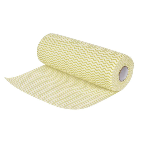 Jantex Non Woven Cloths Yellow (Roll of 100)