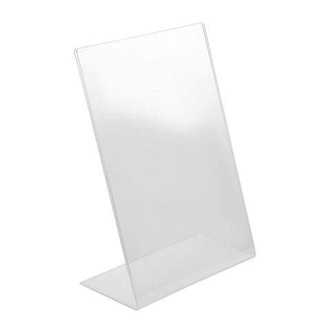 Slanted Acrylic Menu Holder A4