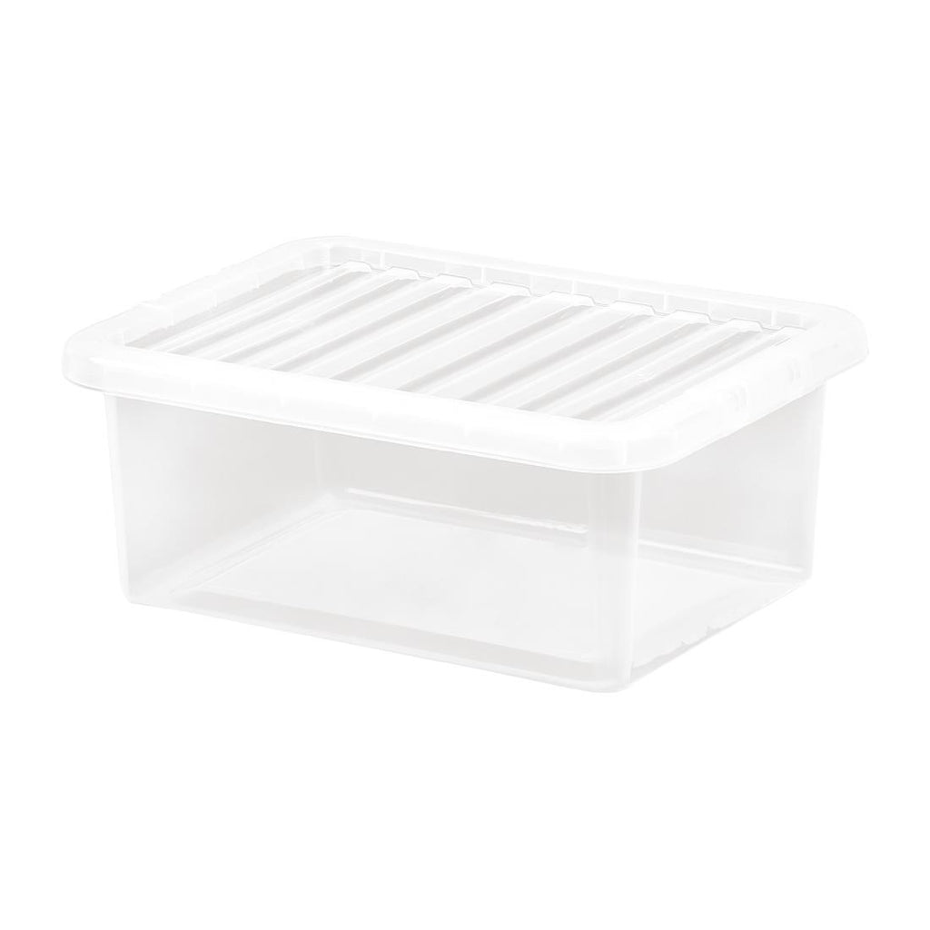 Wham Crystal Storage Box & Lid 17Ltr | Advantage Catering Equipment