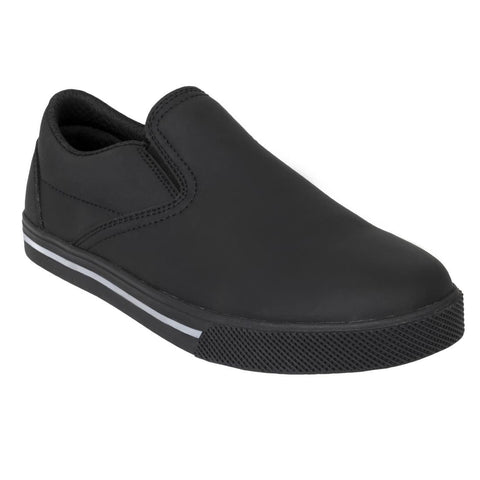 Slipbuster Recycled Microfibre Slip-on Shoe Matte Black 39