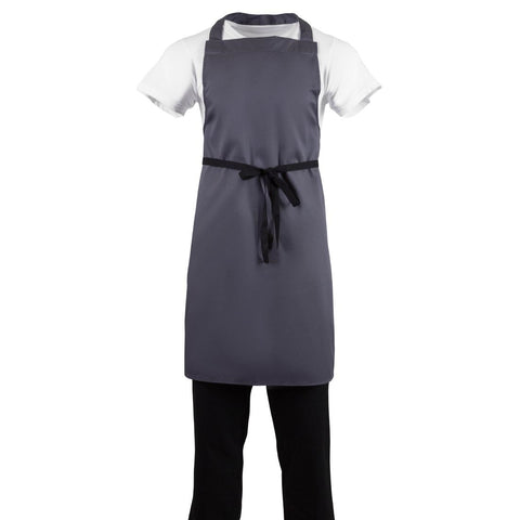 Whites Polycotton Bib Apron Charcoal