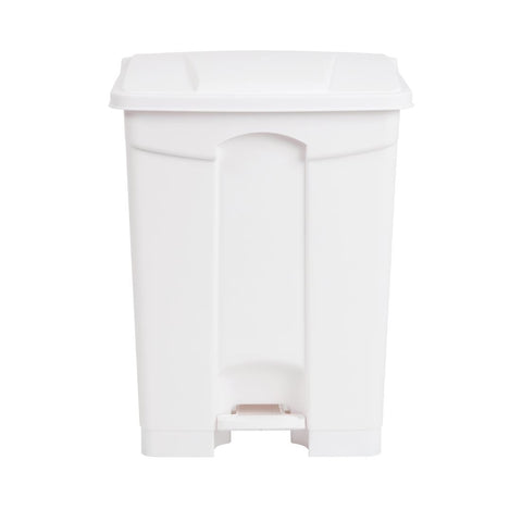 Jantex Kitchen Pedal Bin White 65Ltr