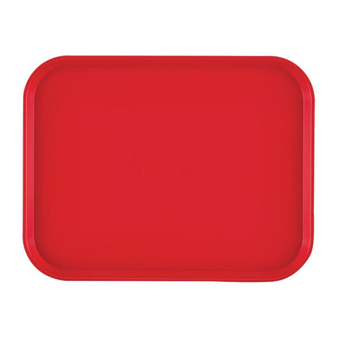 Cambro Polypropylene Fast Food Tray Red 410mm