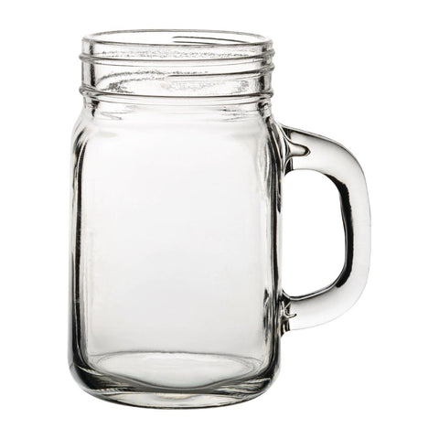 Utopia Handled Mason Jars 430ml (Pack of 24)