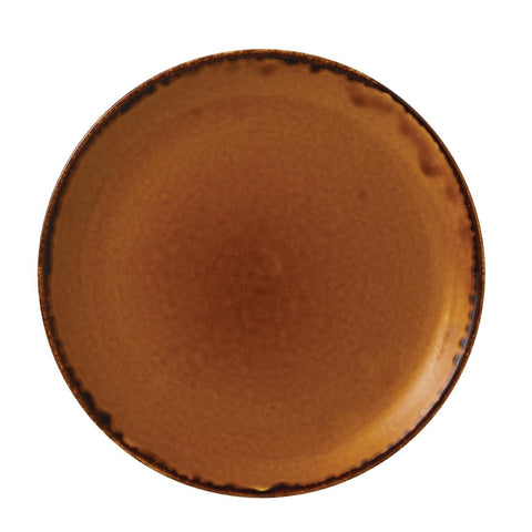 Dudson Harvest Evolve Coupe Plates Brown 288mm (Pack of 12)