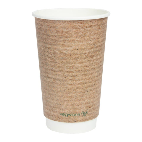 Vegware Compostable Hot Cups 455ml / 16oz (Pack of 400)