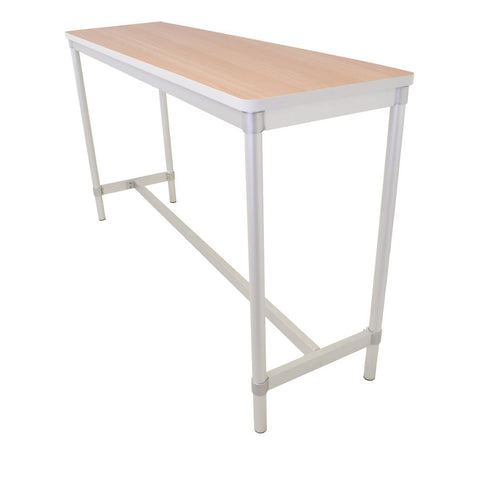 Gopak Enviro Indoor Beech Effect Rectangle Poseur Table 1200mm