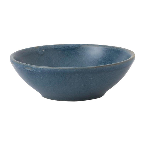 Churchill Super Vitrified Nourish Oslo Contour Shallow Bowl Blue 130mm (Pack of 12)