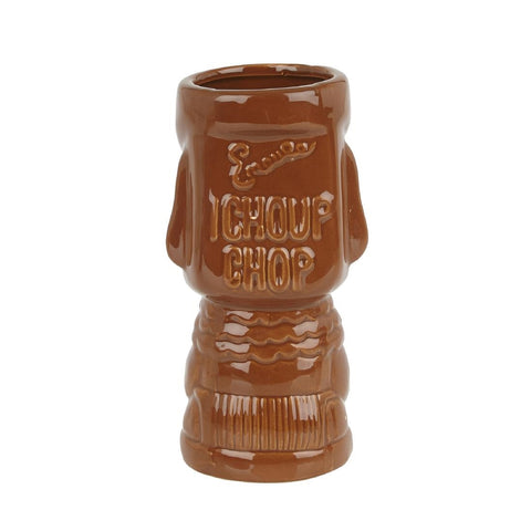 Beaumont Ceramic Molokai Tiki Mug Brown 360ml