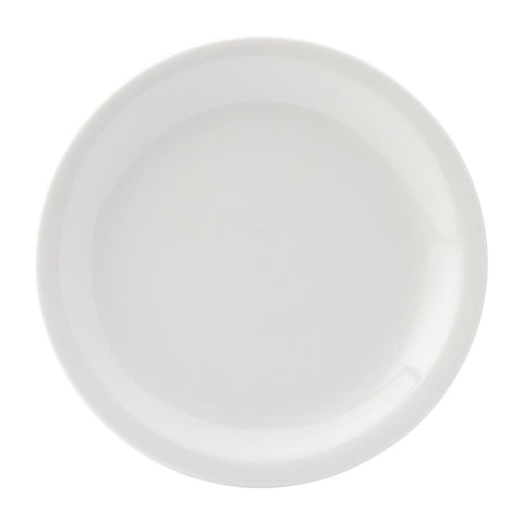 Utopia Titan Narrow Rimmed Plates White 220mm (Pack of 24)