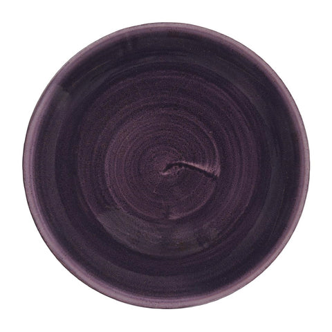 Churchill Stonecast Patina Deep Purple Coupe Plate 217mm (Pack of 12)