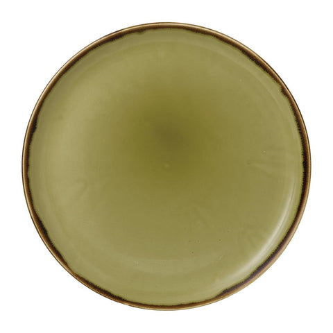 Dudson Harvest Coupe Plate Green 324mm (Pack of 6)